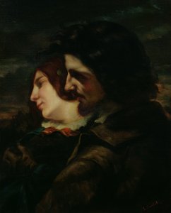 田舎の恋人たち、1844年以降 作： Gustave Courbet